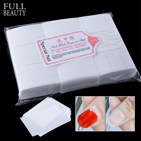 1 pack Gel Dissolvant De Vernis À Ongles Lingettes De Nettoyage Non Pelucheux Bloc Papier imbibent De Manucure Coton Serviettes Wrap Outil CH957-1 ► Photo 1/6