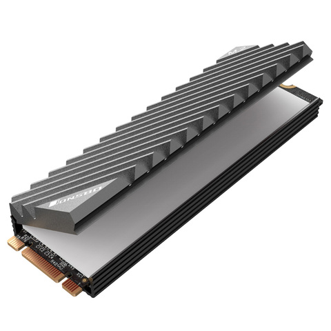 M.2-3 SSD dissipateur thermique NVME NGFF M.2 2280 SSD disque dur aluminium dissipateur thermique radiateur coussin de refroidissement thermique pour ordinateur de bureau ► Photo 1/6