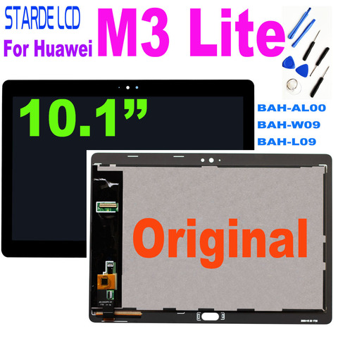 Ensemble écran tactile LCD de remplacement, 10.1 pouces, pour Huawei M3 Lite 10 BAH-AL00 BAH-W09 BAH-L09 ► Photo 1/6