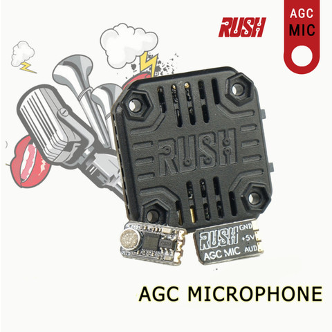 Microphone AGC 0.3g RUSH, pour réservoir RUSH, Mini transmetteur vidéo VTX, Drone RC MultiRotor FPV pour course ► Photo 1/1