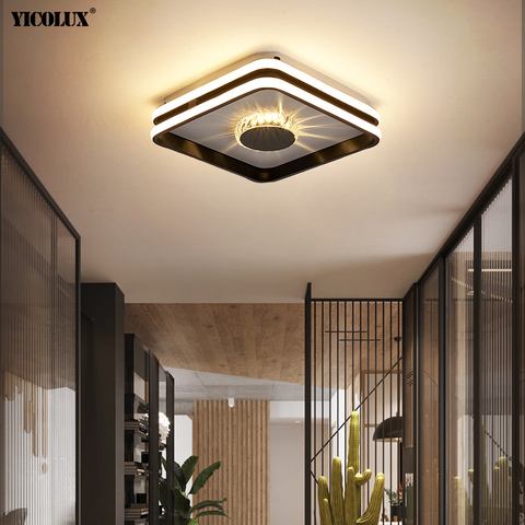 Plafonnier en aluminium à intensité réglable, design moderne, luminaire décoratif de plafond, idéal pour un salon, une chambre à coucher, un couloir ou une allée ► Photo 1/6