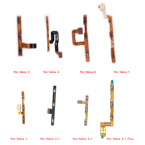 Pour Nokia 1 2 3 5 6 7 8 2.1 3.1 5.1 6.1 7.1 Plus De Mise Hors Tension de Commutateur de Volume Côté Bouton Clé de Rechange de Câble de câble ► Photo 1/1