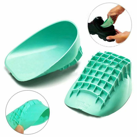 1 paire Silicone talon tasse Pad soutien semelle intérieure éperon pied orthèse plantaire coussin outils de soin des pieds marche Anti-fatigue ► Photo 1/6