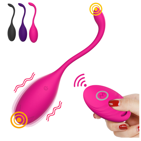 Balle vibrateur sans fil télécommande vibrant oeufs puissants jouets sexuels pour les femmes amour oeufs G Spot Clitoris stimulateur sexe oeufs ► Photo 1/6