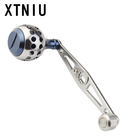 XTNIU fort Durable 8*5mm trou unique moulinet de pêche poignée en alliage d'aluminium moulinet de pêche Rocker pour filer outil de pêche ► Photo 1/6