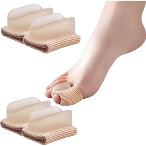 Séparateur d'orteils en Silicone, 1 paire, correcteur d'oignon de Valgus, orthèse correctrice pour Hallux Valgus, pédicure ► Photo 1/6