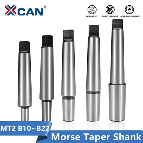 XCAN – tige de taraud MT2 B10(0.5-6mm) B12(1-10mm) B16(1-13mm) B18(1-16mm) B22(5-20mm) arbre de mandrin de perceuse sans clé ► Photo 1/6