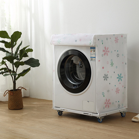 Organisateur de stockage de Machine à laver domestique, couvertures anti-poussière, couvercle de lave-linge, étui de protection étanche pour manteau, accessoires d'organisation ► Photo 1/6