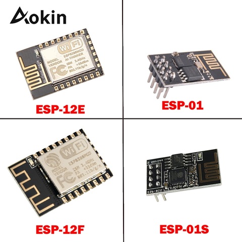 Module sans fil ESP8266 ESP01S ESP12E ESP12F ESP-12E ESP-01 ESP-01S ESP01 ESP-12F, Port de série à distance WIFI 3.3V SPI pour Arduino ► Photo 1/5