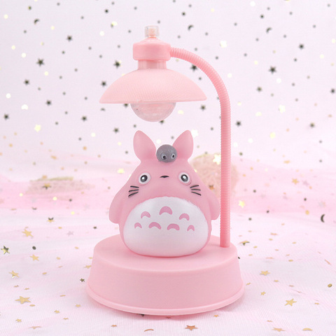 Totoro cerf cheval créatif dessin animé musique veilleuses LED lampe de Table maison chambre bureau artisanat filles enfants chambre ornements nouveau ► Photo 1/6