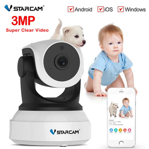 Vstarcam Vidéo Bébé Moniteur Wifi 2 Voies Audio Talk Smart Caméra Avec Détection De Mouvement Interphone Bébé Nounou Caméra Baby-Sitter D'alarme ► Photo 1/6