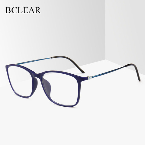 BCLEAR – monture de lunettes TR90 pour hommes ou femmes, ultralégère, carrée, tendance, unisexe ► Photo 1/6