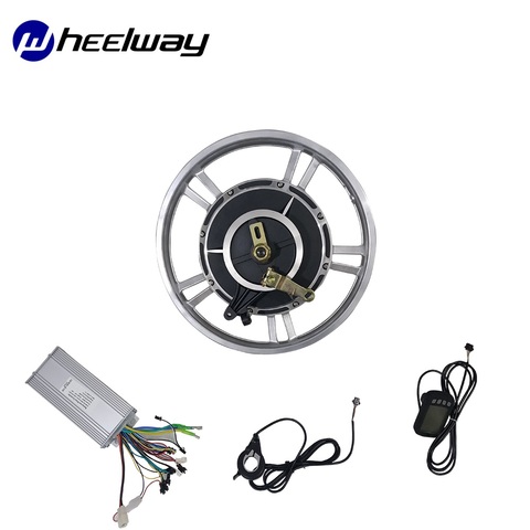 Moteur de moyeu de vélo électrique sans balais de 18 pouces, 36V/48V, 60V, 1000W, avec frein à tambour, sans engrenage ► Photo 1/6