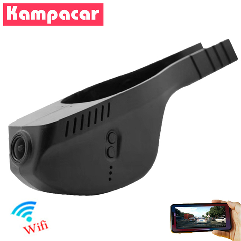 Kampacar – caméra de tableau de bord, enregistreur vidéo de tableau de bord, Wifi, pour Skoda Kodiak kodiaj Rapid Fabia Superb 3v Octavia a7 a5 FL Mk3, SKD02-C ► Photo 1/3