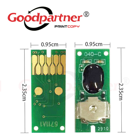 5X pour Epson WF 7110 7210 7510 7610 7615 7620 7710 7715 7720 3010 3520 3530 3540 3620 L1455 ET-16500 D'encre Maintenance Puce T6711 ► Photo 1/5