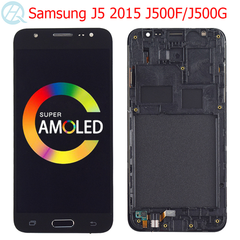 Original J500F LCD pour Samsung Galaxy J2 2015 affichage avec cadre 5.0 