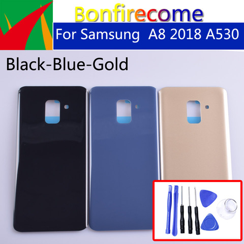 A530 Pour Samsung Galaxy A8 (A5) 2022 A530 A530F SM-A530DS SM-A530F Logement Couvercle De La Batterie Arrière Housse de Porte Arrière Coque de Châssis ► Photo 1/5