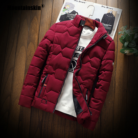 Mountainskin – veste d'hiver pour homme, nouvelle veste décontractée en coton épais et chaud, vêtements Slim pour jeunes, SA743, 2022 ► Photo 1/6