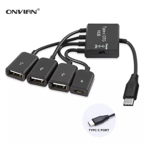 Adaptateur USB onvienne type-c câble OTG USB C 3.0 2.0 mâle vers USB adaptateur Micro femelle Hub USB pour Samsung Xiaomi Huawei ► Photo 1/6