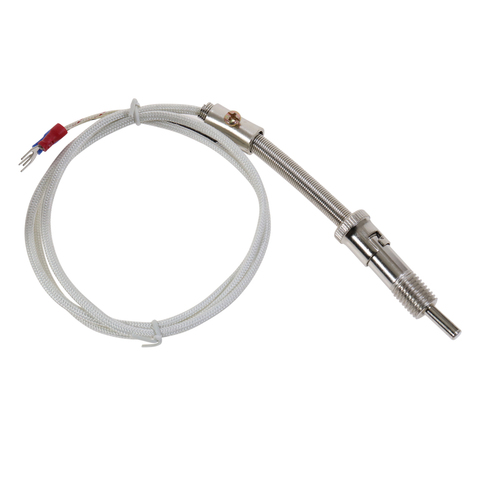 Capteur de température à baïonnette en acier inoxydable, Type K, ressort de Compression pour Thermocouple avec câble pour contrôleur de température ► Photo 1/6