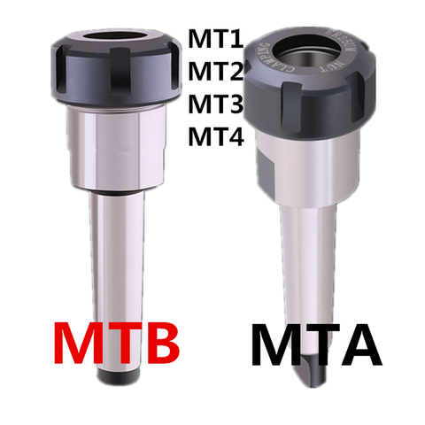 Porte-pince de serrage, porte-outil CNC vtt/MTA/MT1/MT2/MT3/MT4, cône de Morse ER11/ER16/ER20/ER25/ER32/ER40 ► Photo 1/4