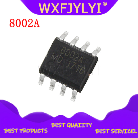 10 pièces/lot 8002A SOP8 MD8002A MD8002 CKE8002B puce 3W amplificateur audio IC puce IC ► Photo 1/1