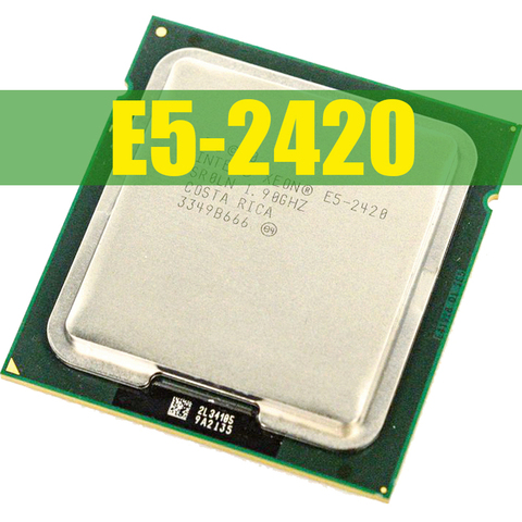 Processeur INTEL Xeon E5-2420 2420 GHz, Six-Core à douze fils, processeur LGA 1.9, 15M, 95W ► Photo 1/1