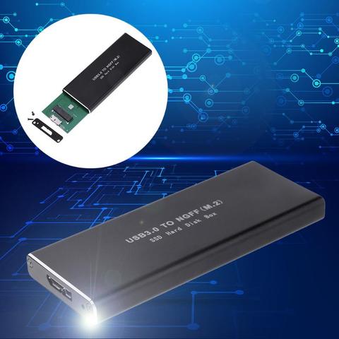 USB 3.1 à M.2 NGFF SSD boîtier de disque dur Mobile adaptateur carte externe Type C boîtier de boîtier pour m2 SSD USB 3.1 boîtier 2242/2260/2280 ► Photo 1/6