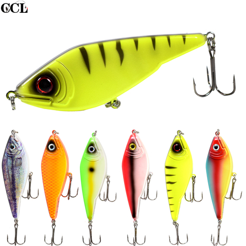 12CM 52G Buster Jerkbait leurres de pêche Wobbler naufrage parfait nage Action dur secousse appâts leurres pour la pêche au brochet ► Photo 1/6