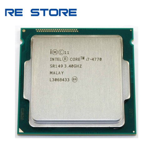 Processeur Intel Core i7 4770 GHz, 3.4 gt/s LGA 1150 SR147, utilisé ► Photo 1/1