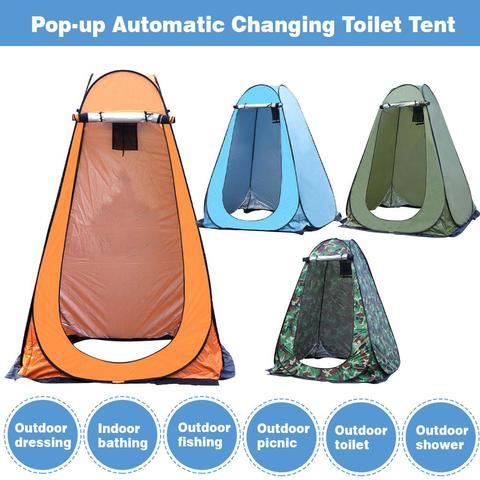 Tente de douche Portable d'extérieur pour le Camping et la plage, cabine Pop-Up, chambre à coucher, installation facile ► Photo 1/6