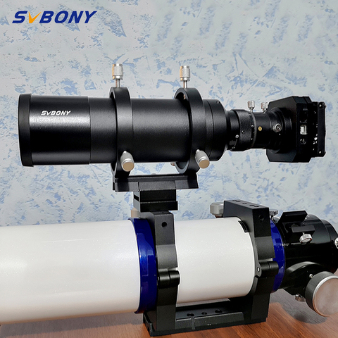 Finderscope de portée de guidage de luxe compacte SVBONY 60mm avec Double focalisation hélicoïdale 1.25 