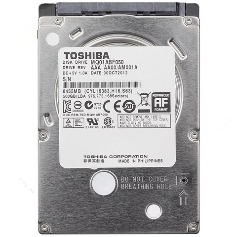 TOSHIBA 2 to 1 to 500GB 320GB 2.5 