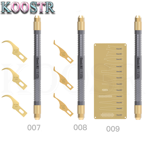 Qianli-couteau à enlever la colle, processeur 007 008 IC, outil à enlever les copeaux, carte mère de lame mince, puce BGA, nettoyage de colle, couteau à gratter IC ► Photo 1/6