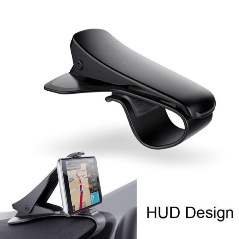 Support réglable de téléphone portable pour voiture, nouveau Design, 6.5 pouces maximum, pour GPS, pour Simulation de téléphone portable HUD ► Photo 1/6