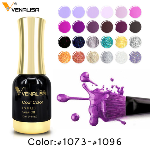 #60751 Venalisa Nail Gel Polonais de Haute Qualité Nail Art Salon Pointe 120 Couleur 12 ml VENALISA Soak off Organique UV LED Nail Gel Vernis ► Photo 1/6