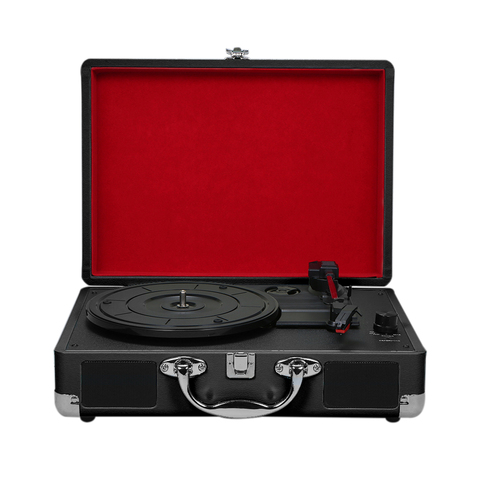 Phonographe Portable Vintage 33/45/78RPM, platines en vinyle, enregistrement LP, lecteur Phono, Gramophone, haut-parleur intégré, prise ue ► Photo 1/6