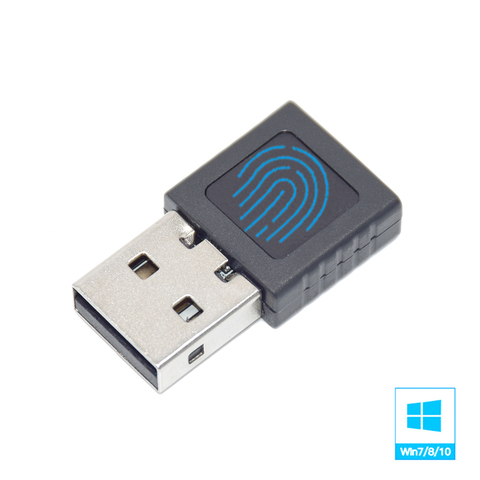 En aluminium Mini portable USB Lecteur D'empreintes Digitales module dispositif pour Windows 7,8, 10 bonjour Biométrique de Sécurité Clé PC sécurité des fichiers ► Photo 1/6