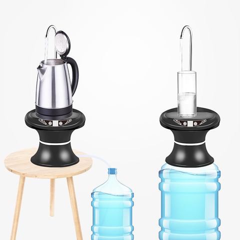 Pompe pour bouteille d'eau avec chargeur USB, distributeur automatique d'eau potable, dispositif de pompage électrique Portable, commutateur 19 litres ► Photo 1/6