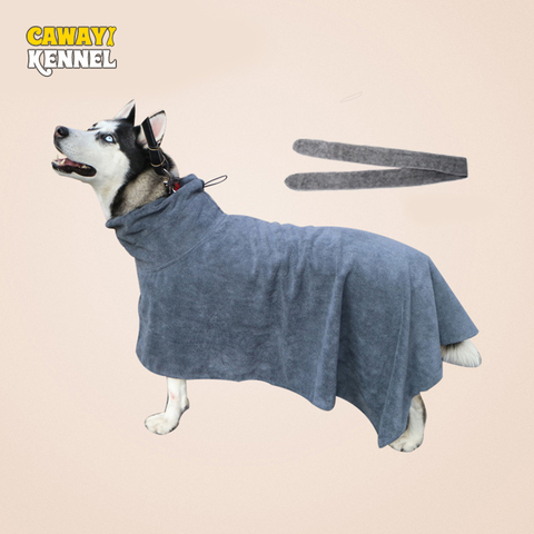 CAWAYI – serviette de bain absorbante en Polyester pour chien, forte, séchage, fournitures de nettoyage, peignoir pour animaux de compagnie, D1487 ► Photo 1/6