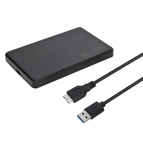 USB 3.0 Boîtier de disque dur Portable Boîtier 2.5 Pouces Port série SATA HDD ADAPTATEUR SSD EXTERNE Support de Boite 3 To pour ORDINATEUR PORTABLE ► Photo 1/6