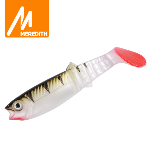 MEREDITH 3 pièces 22g 12.5 cm cannibale doux leurres Shads pêche poisson leurres pêche leurres souple pêche appâts JX62-12 ► Photo 1/6