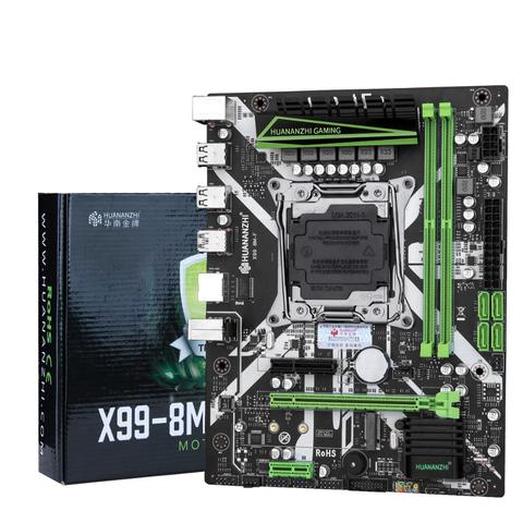 X99 carte mère HUANANZHI X99 8M-F Intel XEON E5 X99 LGA2011-3 toutes les séries DDR4 RECC NON-ECC mémoire NVME USB3.0 SATA ► Photo 1/4