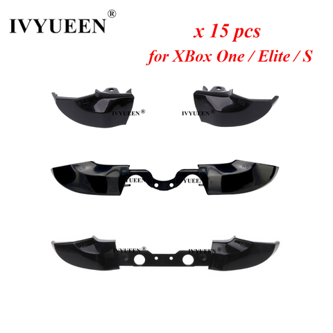 IVYUEEN 15 pièces pour Xbox One S Elite contrôleur RB LB pare-chocs déclencheur boutons Mod Kit pour X Box One 1 manette de jeu accessoires ► Photo 1/6