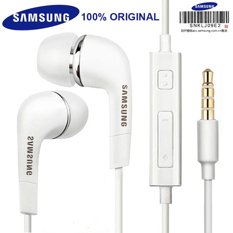 Samsung – écouteurs avec Microphone intégré, intra-auriculaires filaires, 3.5mm, pour téléphone huawei Galaxy S5 S6 S7 S8 S9, EHS64 ► Photo 1/6