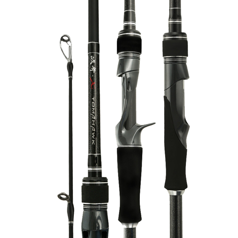 Canne à pêche Spinning et Casting solide à Double pointe et 2 sections de 1.8 à 2.1m H + MH ► Photo 1/6