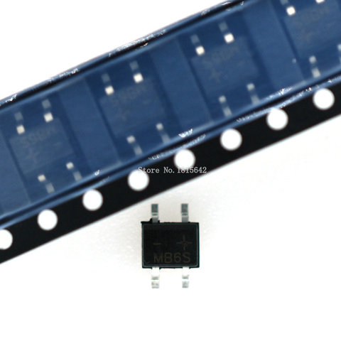 50 PCS/LOT MB6S 600V 0.5A SOP-4 SMD redresseur diode pont mb6s ► Photo 1/1