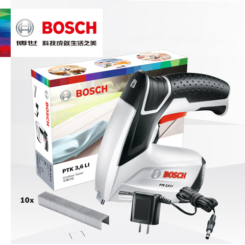 BOSCH outils électriques multi-usages agrafeuse 3.6V Lithium batterie Rechargeable pistolet à ongles 11.4mm ► Photo 1/5