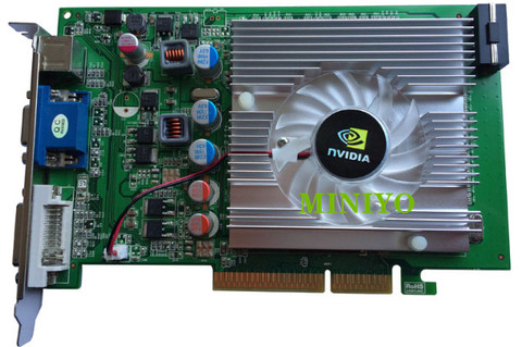 Carte graphique nVIDIA GeForce 6600GT GF6200 FX5500 FX5200 6200 512M 256M, PCI AGP, haute qualité ► Photo 1/1