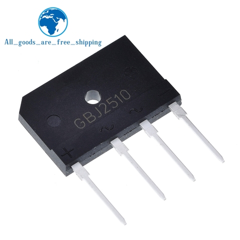 5 pièces 25A 1000V diode pont redresseur gbj2510 ZIP en Stock ► Photo 1/5